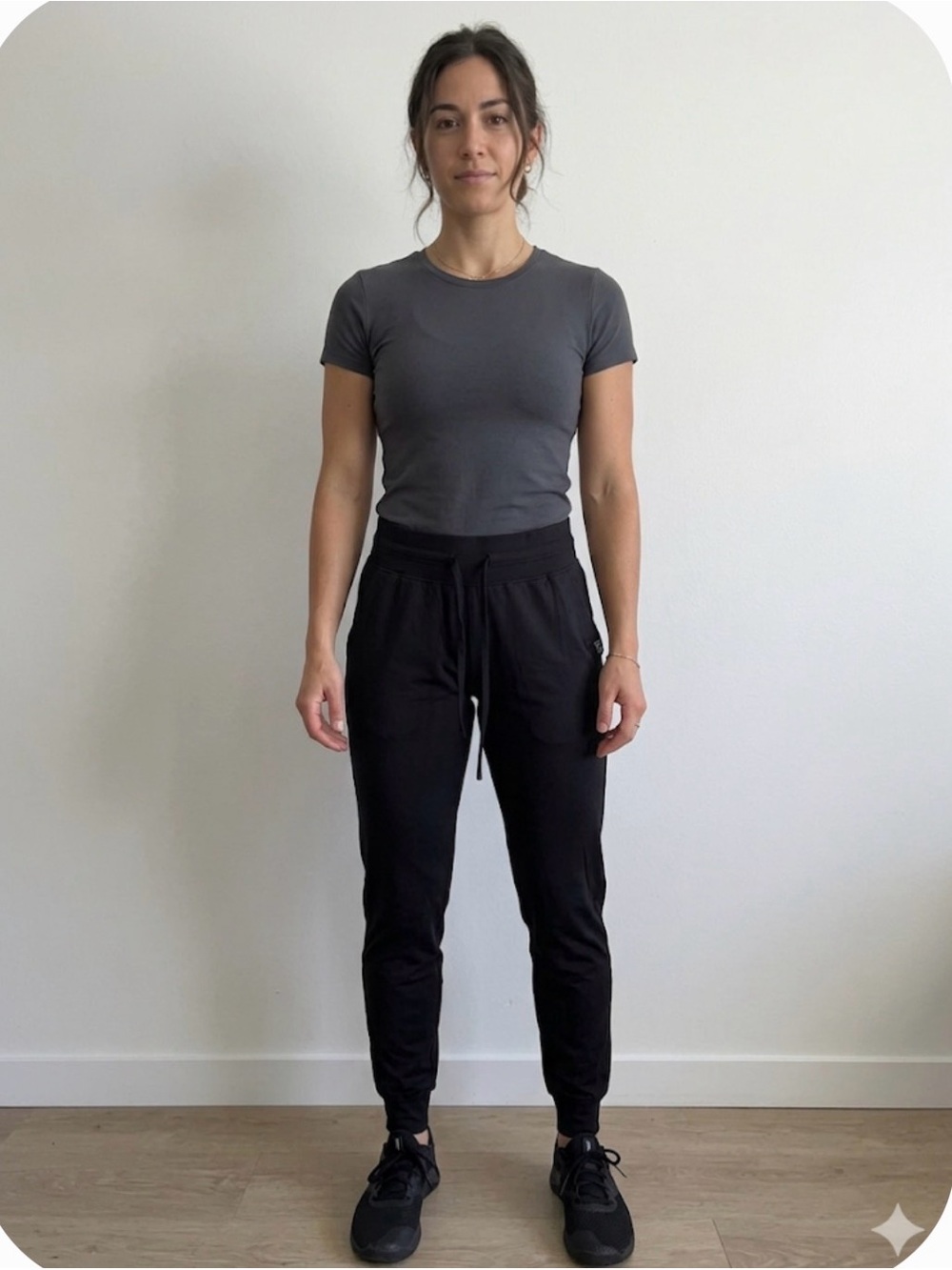 RX Barbel Women’s Black Drawstring Jogger Pants